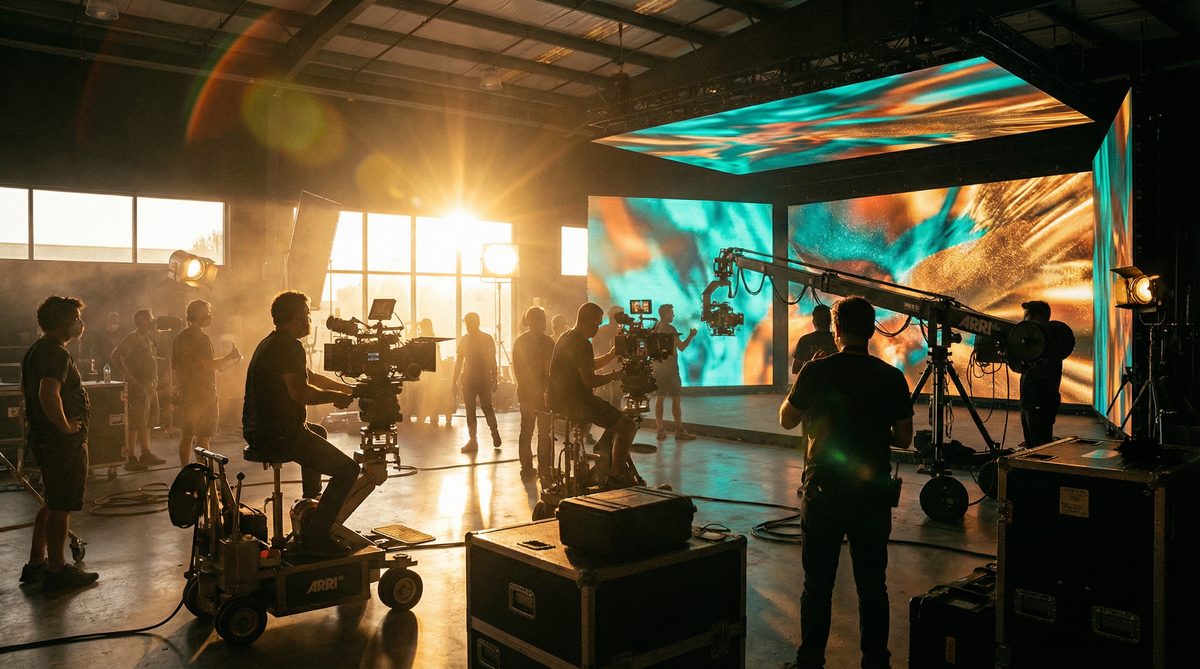 抖音风传媒影视制作现场