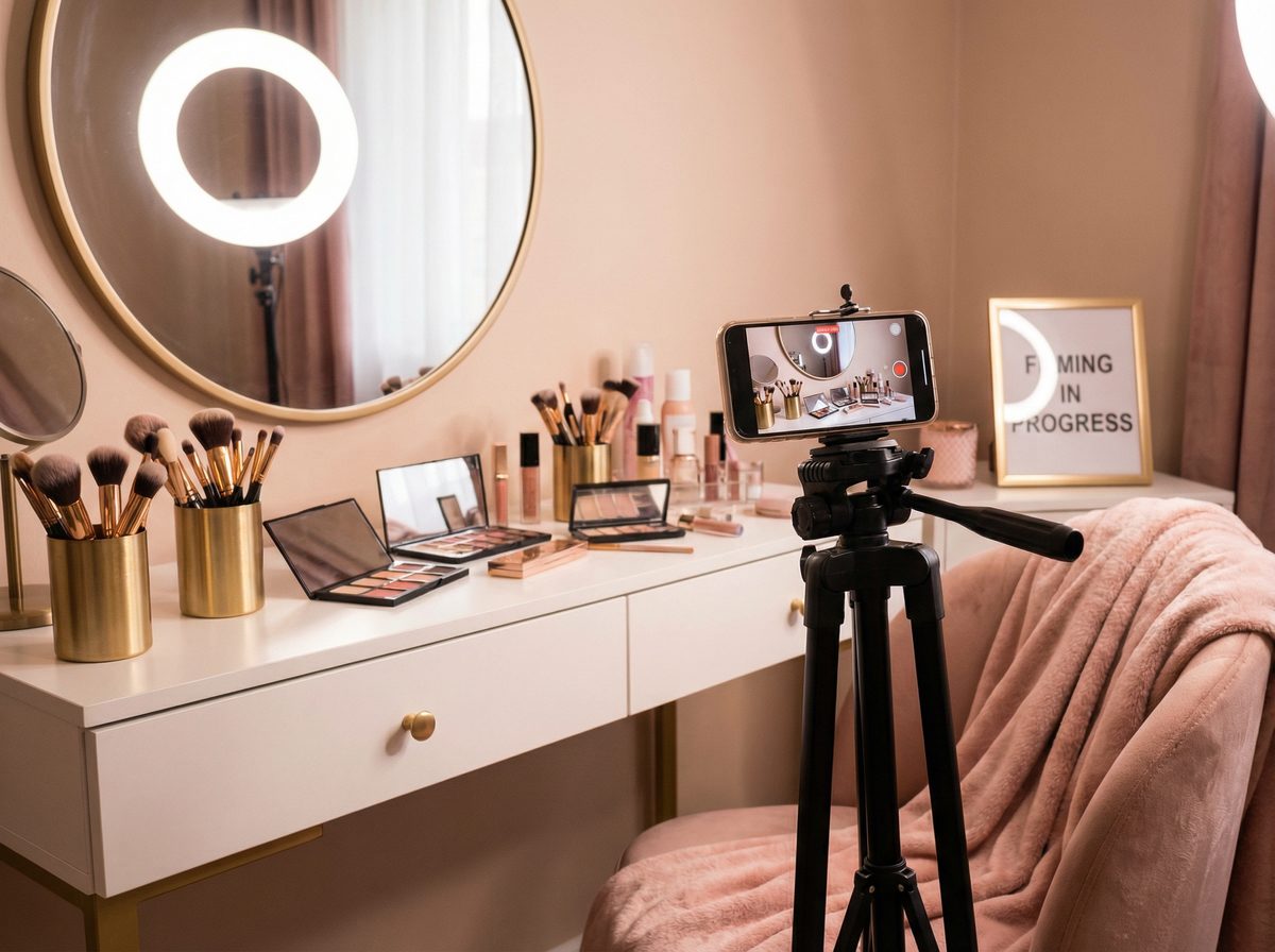 抖音风传媒美妆教程